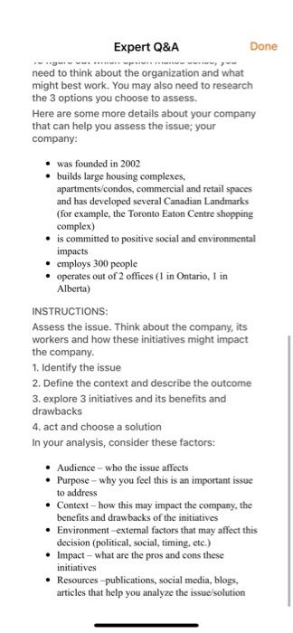 Expert Q&A Done SCENARIO: In many of the skilled