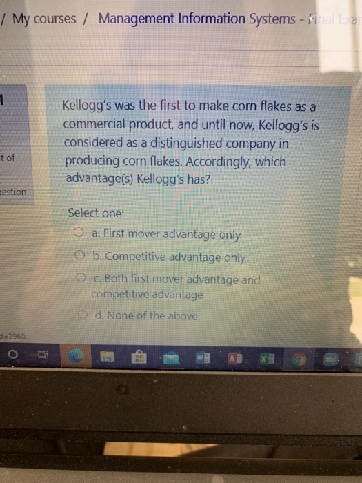 / My courses / Management Information Systems -