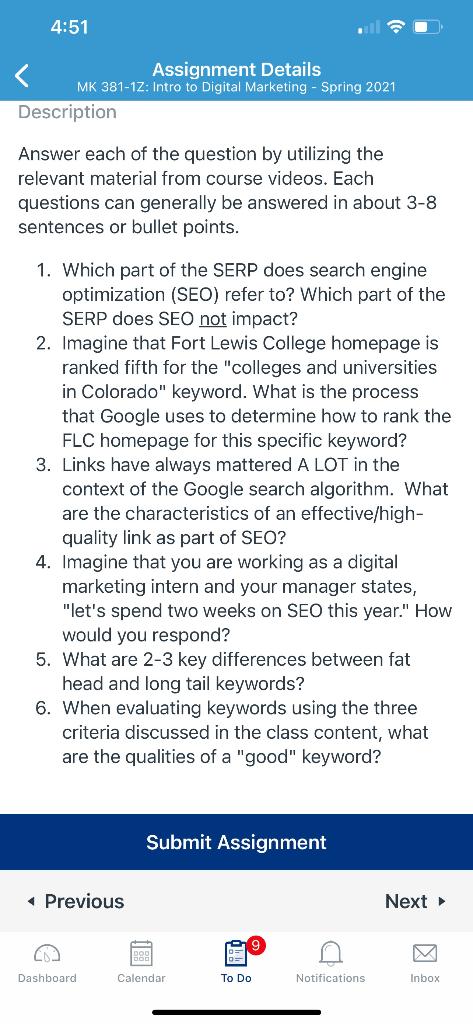 This is Digital Marketing Homework, please do not