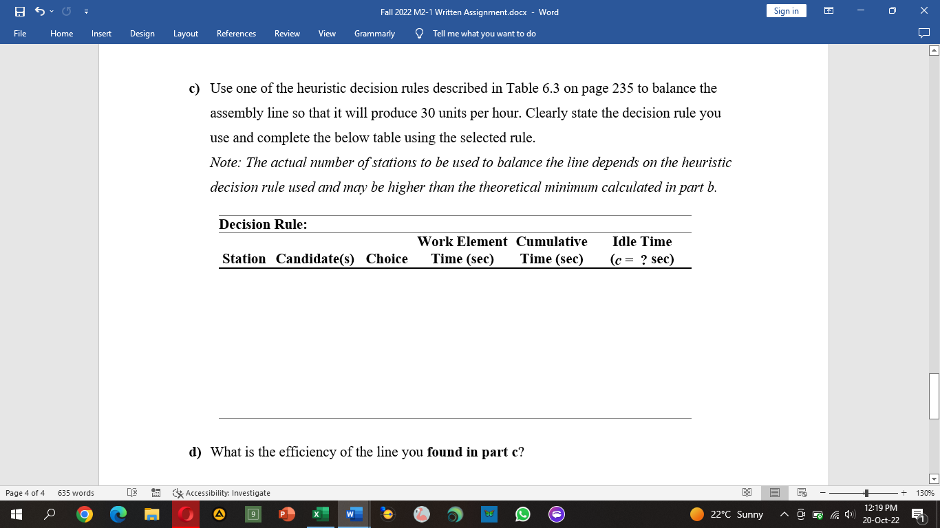 I need help with parts a,b,c and d (all parts)