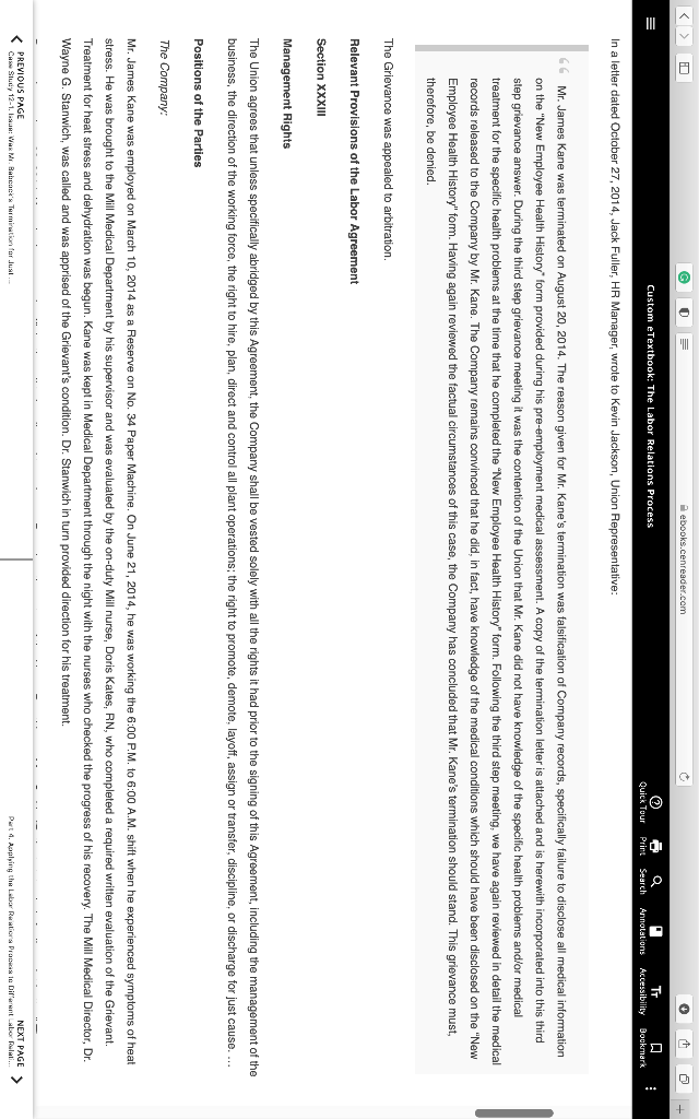 matter. The Union filed the following Grievance: