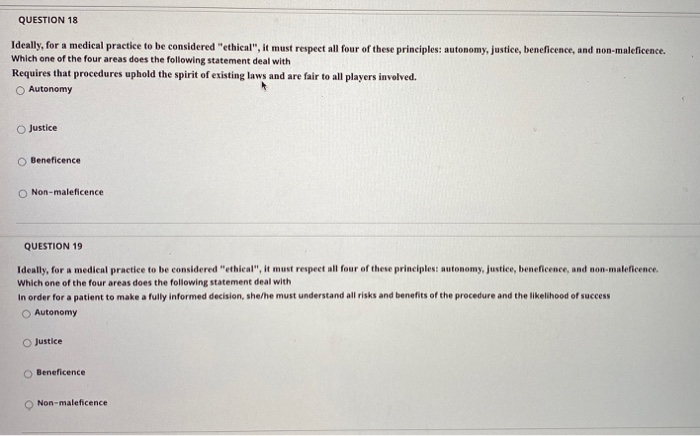 QUESTION 18 Ideally, for a medical practice to be