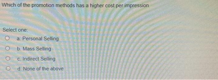 Which of these is false when is comes to