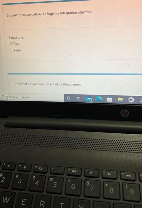 The advent of Purchasing was before Procurement