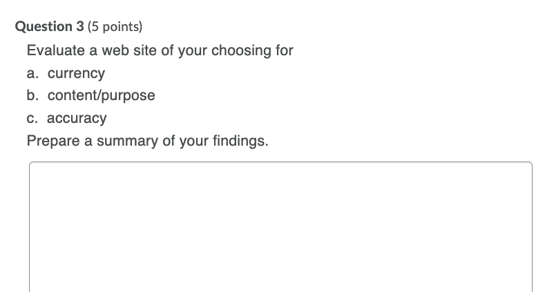 Give an example of a primary source. Question 2