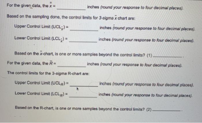 top pictures question says " Twelve samples, each