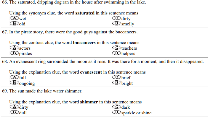 66. The saturated, dripping dog ran in the house