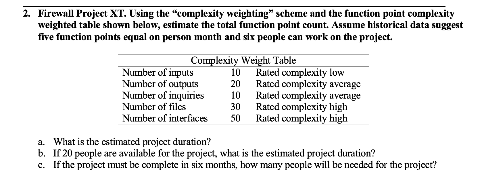 Firewall Project XT. Using the "complexity