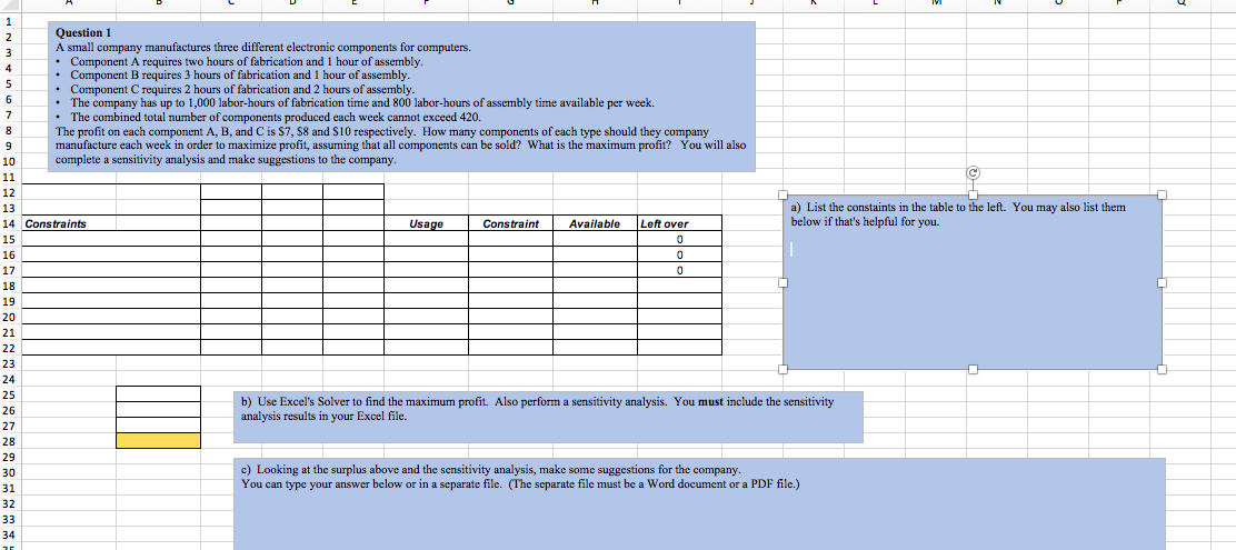 Please show detailed steps and fill in the table!