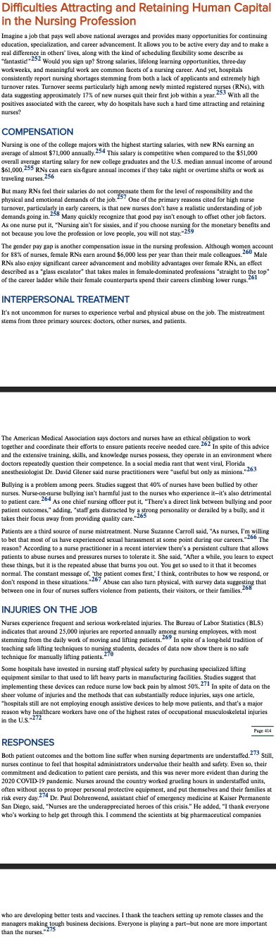 Please read the case Difficulties Attracting and