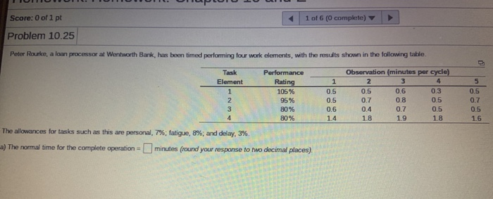 What is a) ? B) What is the standard time for the