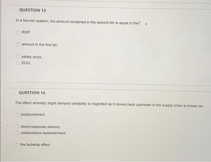 QUESTION 10 In tailored sourcing one uses A high