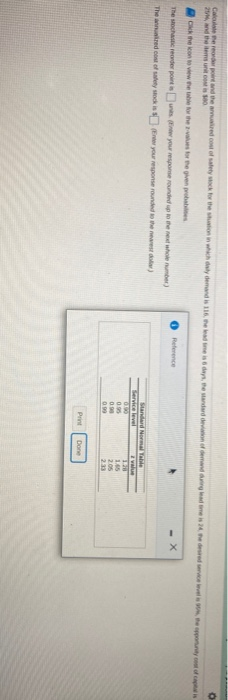 This Quit: 13pts possible O Calotate the reorder