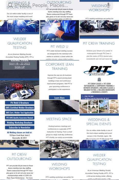 for Pit Instruction and Training, a company that