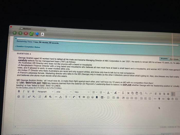 8-10 lines Remaining Times thou: 34 min 22