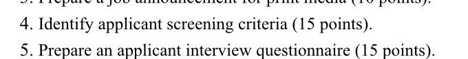 Task 5: Prepare an Applicant Interview