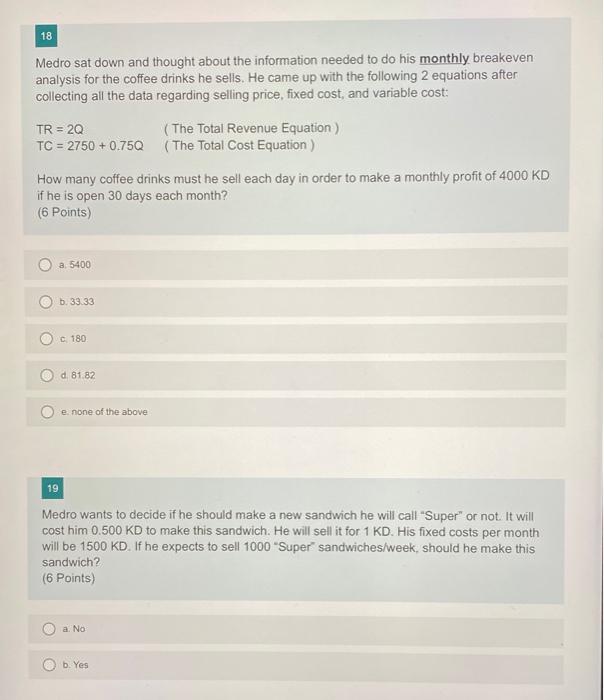 18 Medro sat down and thought about the