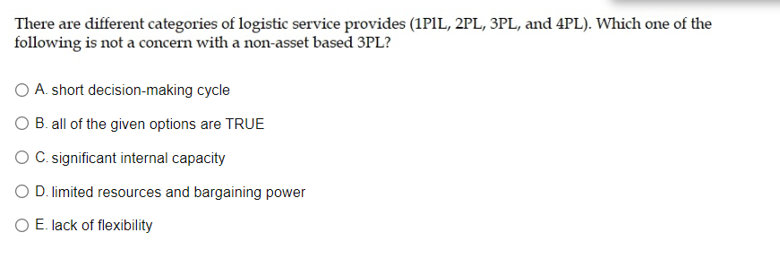 15. Consider the example of a manufacturer (such