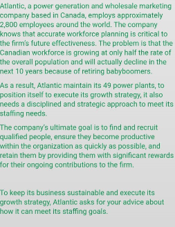 Atlantic, a power generation and wholesale