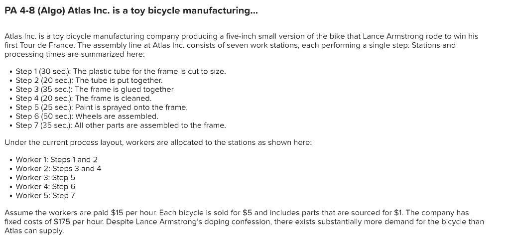 PA 4-8 (Algo) Atlas Inc. is a toy bicycle
