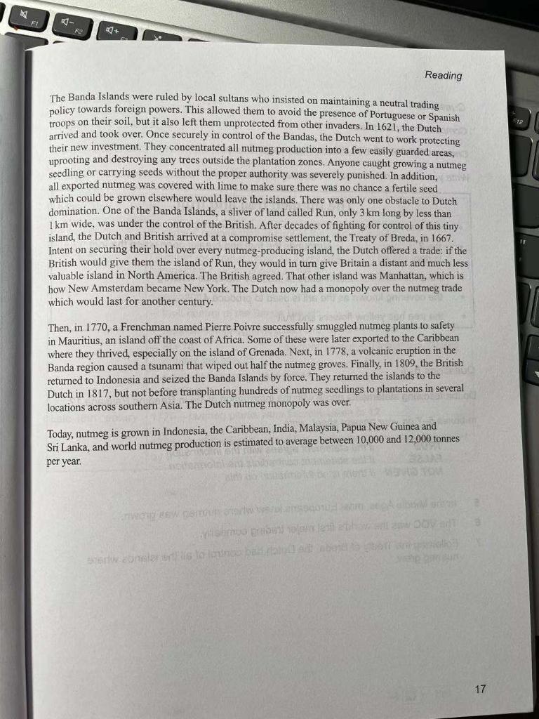 please answer M FI - 12 + Reading 12 The Banda