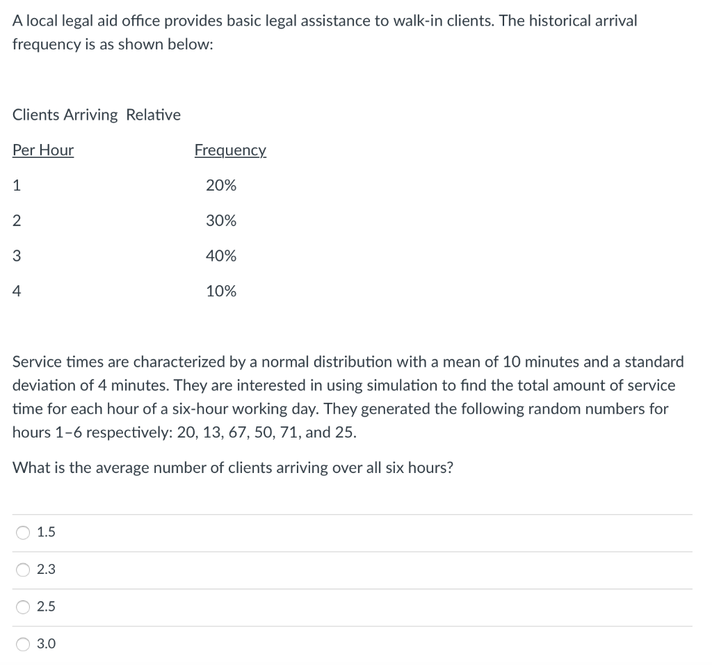 A local legal aid office provides basic legal