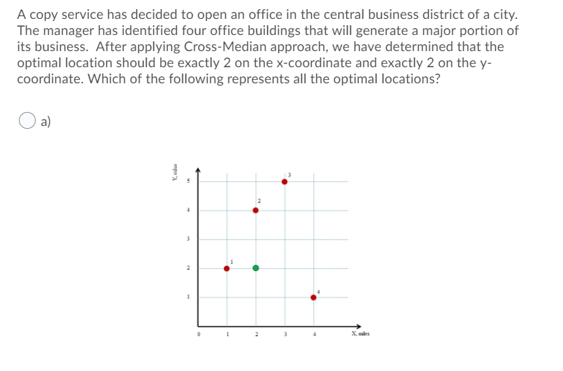 A copy service has decided to open an office in