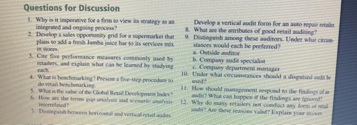 3,4,9,10 Questions for Discussion 1. Why is it