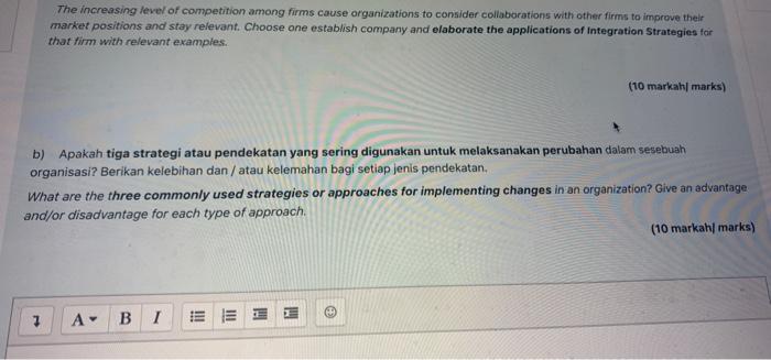 There are two English questions here, please