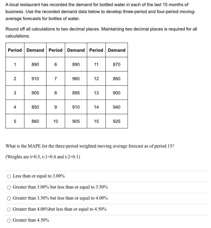 *****PLEASE ANSWER ALL 4 QUESTIONS******** A