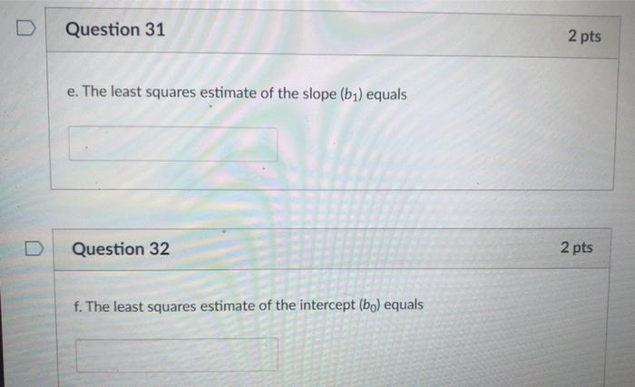 You are given five observations for two