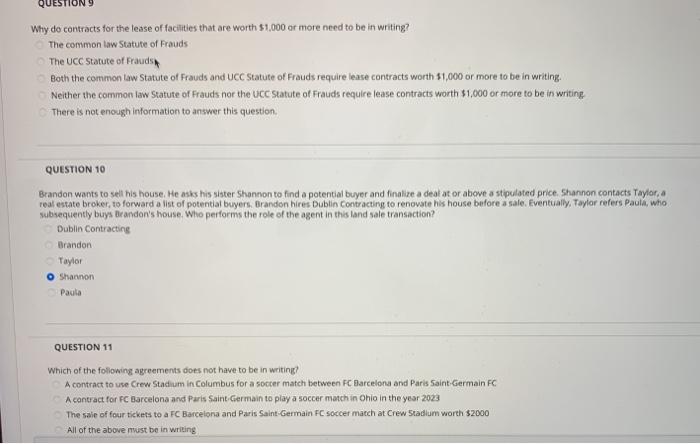 answer all 3 questions please Why do contracts