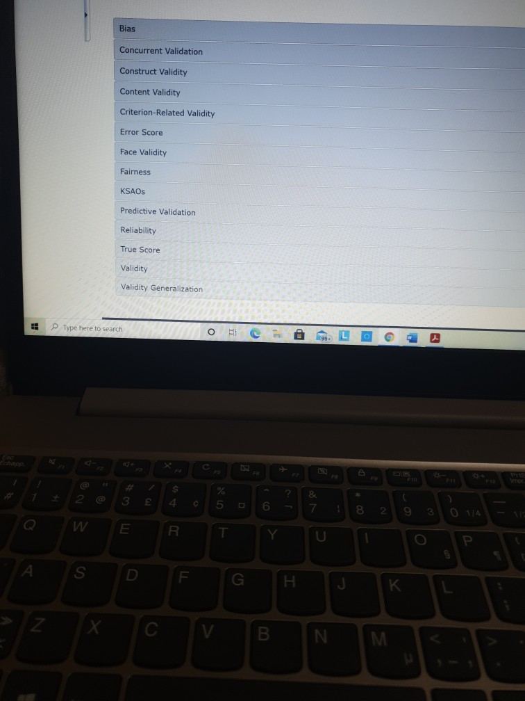 these are the key terms for module...and above is