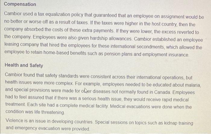 1. Describe the advantages and limitations of