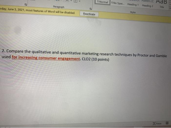 1 Normal 1 No Spac... Heading 1 21 Heading 2