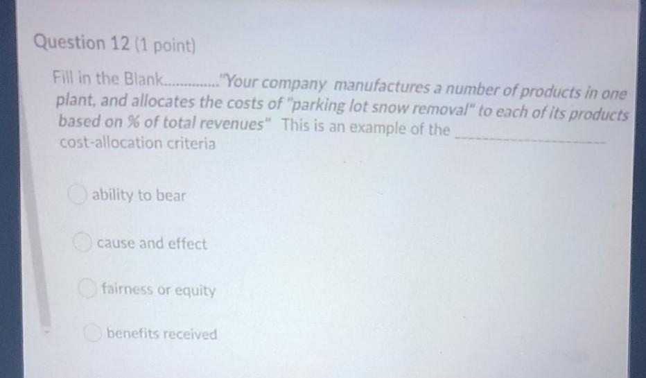 In question 3rd, the multiple choices have F & U