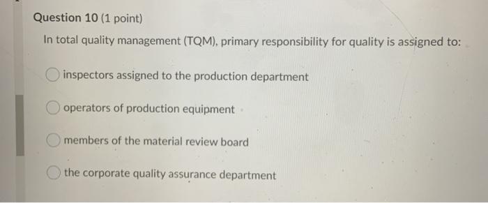 Question 7 (1 point) Variable costs are