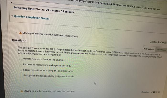 cu at any point until time has expired. The timer