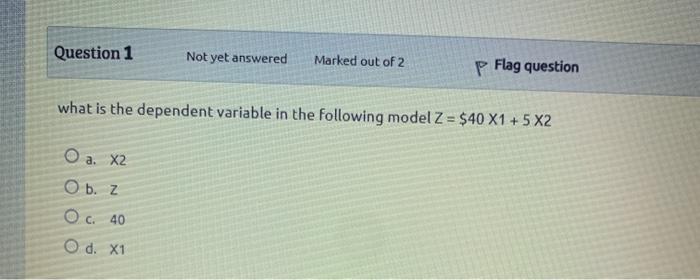 please help Question 1 Not yet answered Marked