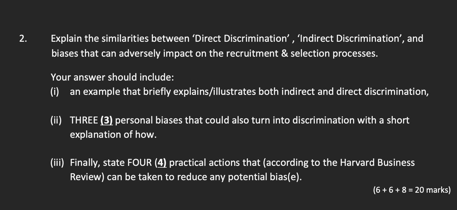 2. Explain the similarities between 'Direct