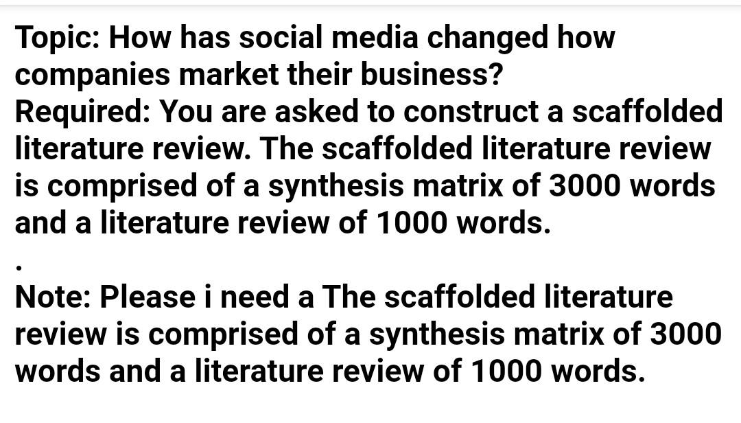 Topic: How has social media changed how companies