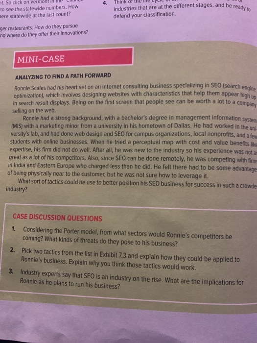 question 2 with those 2 tactics 4. 5. and be