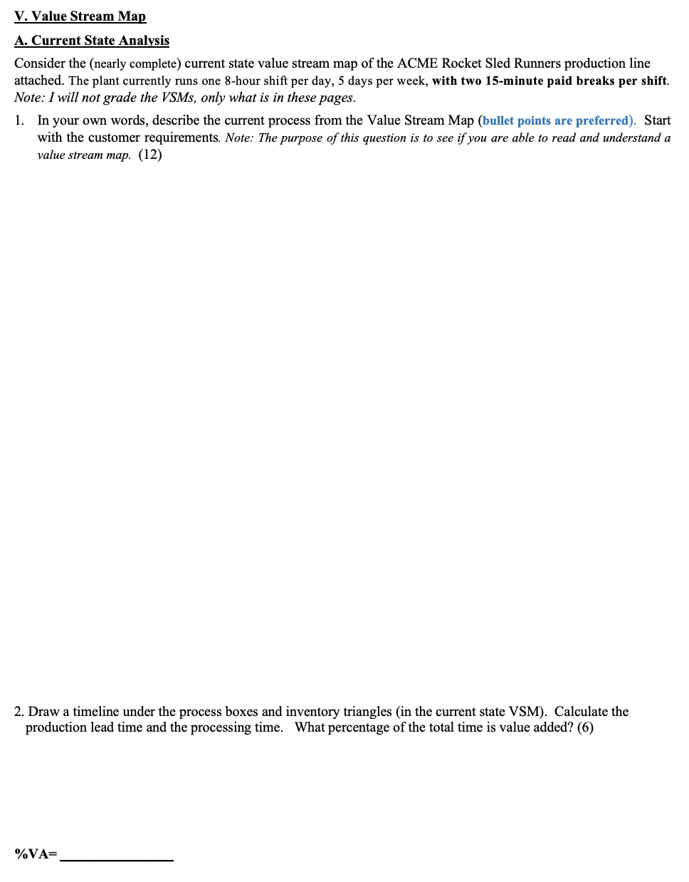 ACME Rocket Sled Runner Production Current State