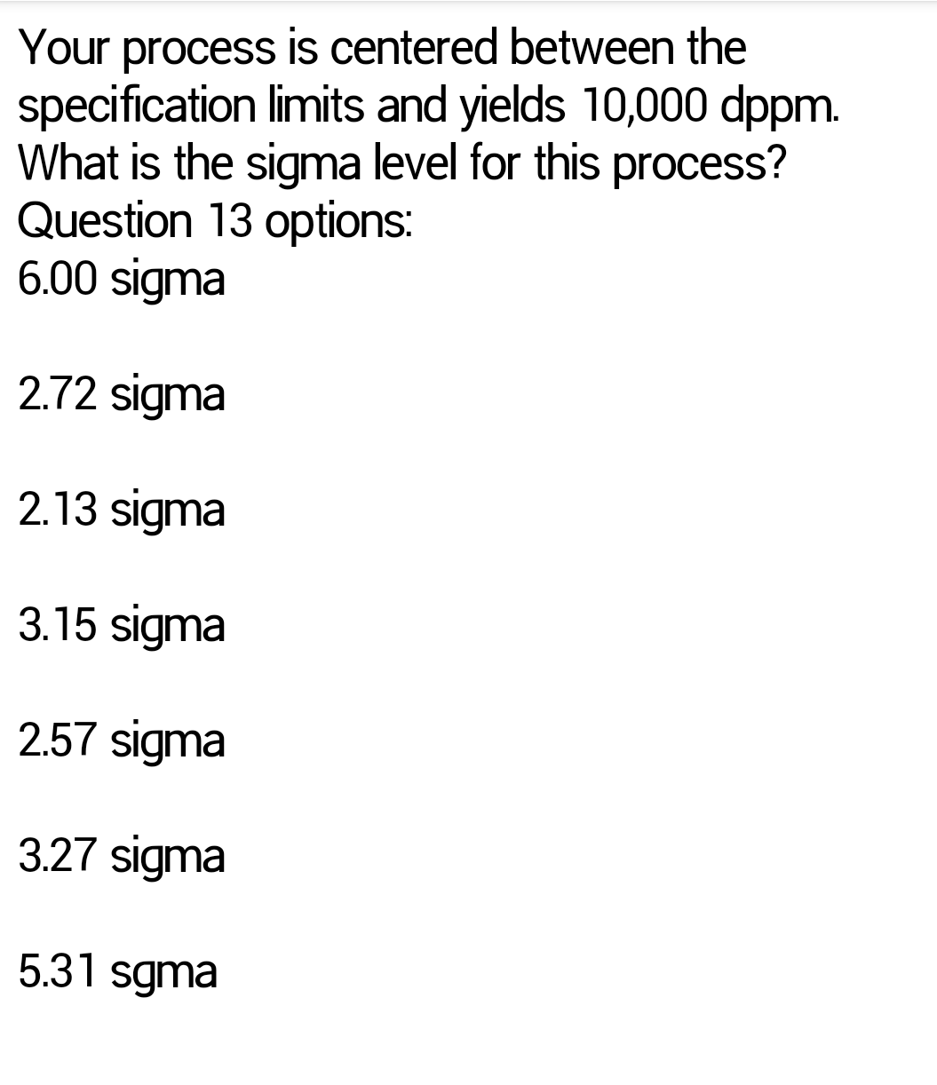 Your process is centered between the