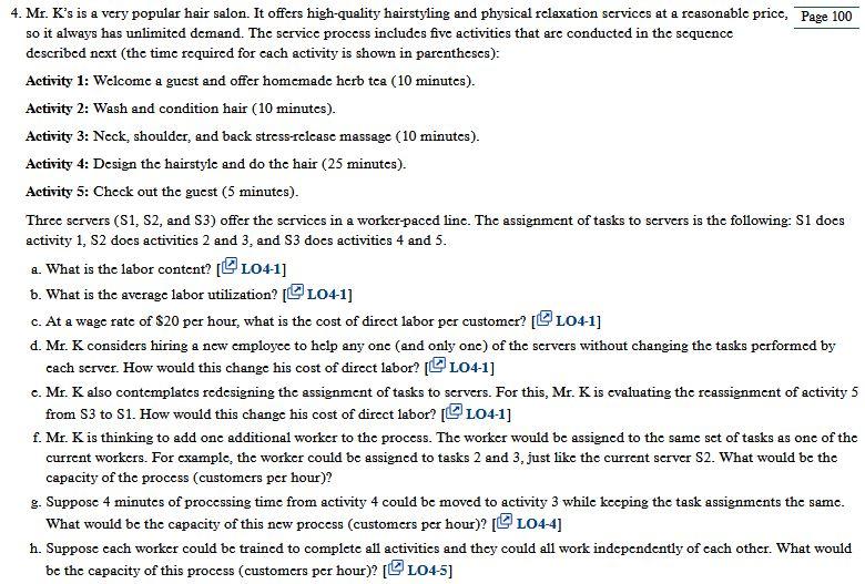 Please answer all parts and show all steps: 4.