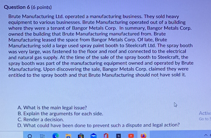 please help me fast, Thanks Question 6 (6 points)