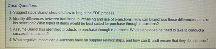 Please read this case study & answer 1-4 Case