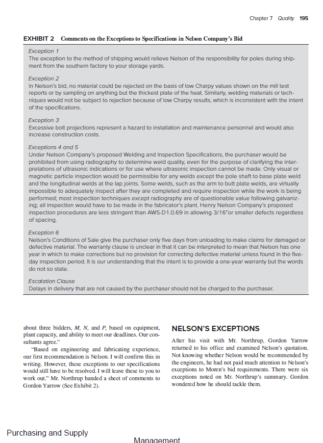 Case Study: 7-1 The Power Line Poles: