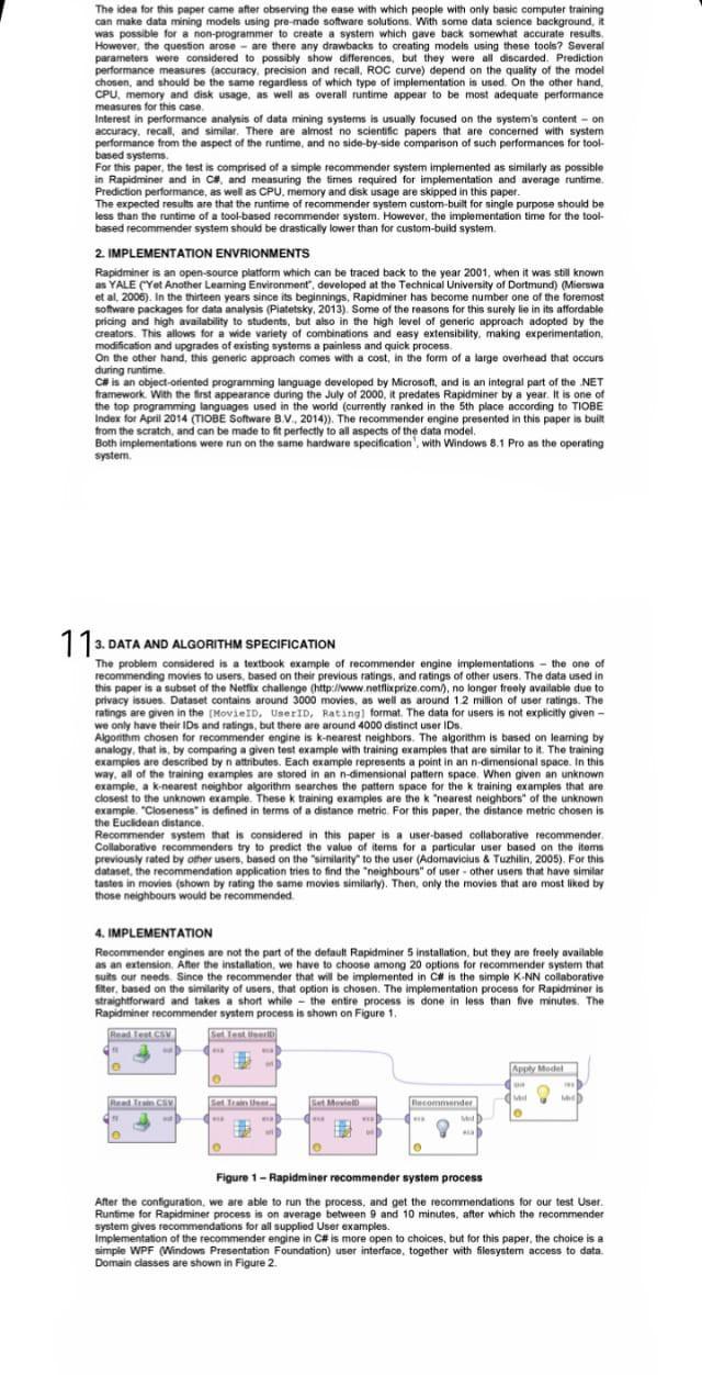 From the above case study Requirements Read the