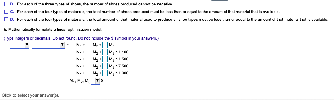 A certain company produces clothing, footwear,